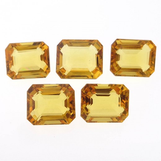 Ratti-29.21 (26.44ct) Golden Topaz(Citrine) 5 Pieces Seller Pack
